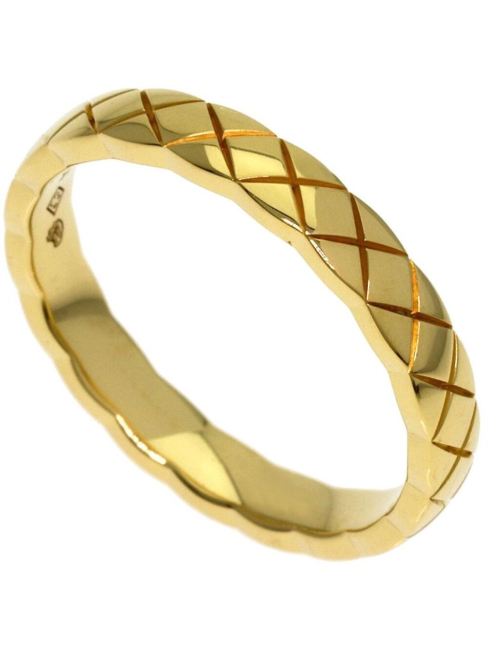 Chanel Coco Crush Mini 54 Ring 18K Yellow Gold